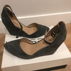 Via Spiga grey wedge heel size 8.5